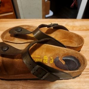 Womens birkenstock slide sandals hardly worn used good condition size 8